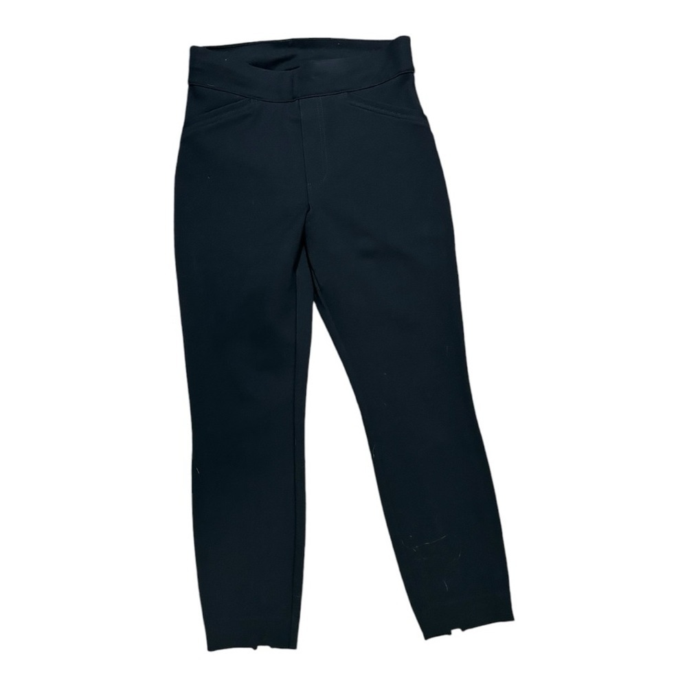 Spanx The Perfect Pant Skinny Ankle Back Seam Black Women's Size Small